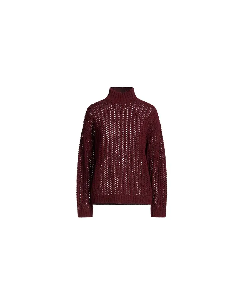 Max Mara STRICKWAREN - Rollkragenpulloverauf YOOX.COM Bordeaux