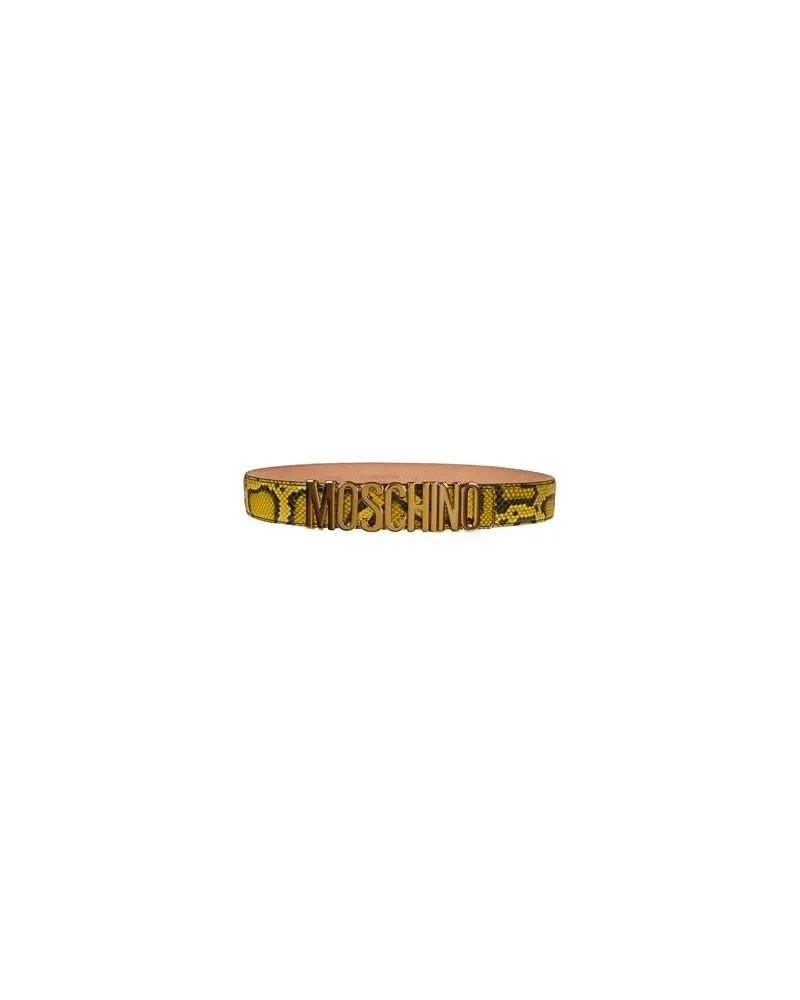 Moschino Kleinlederwaren - Gürtelauf YOOX.COM Gelb