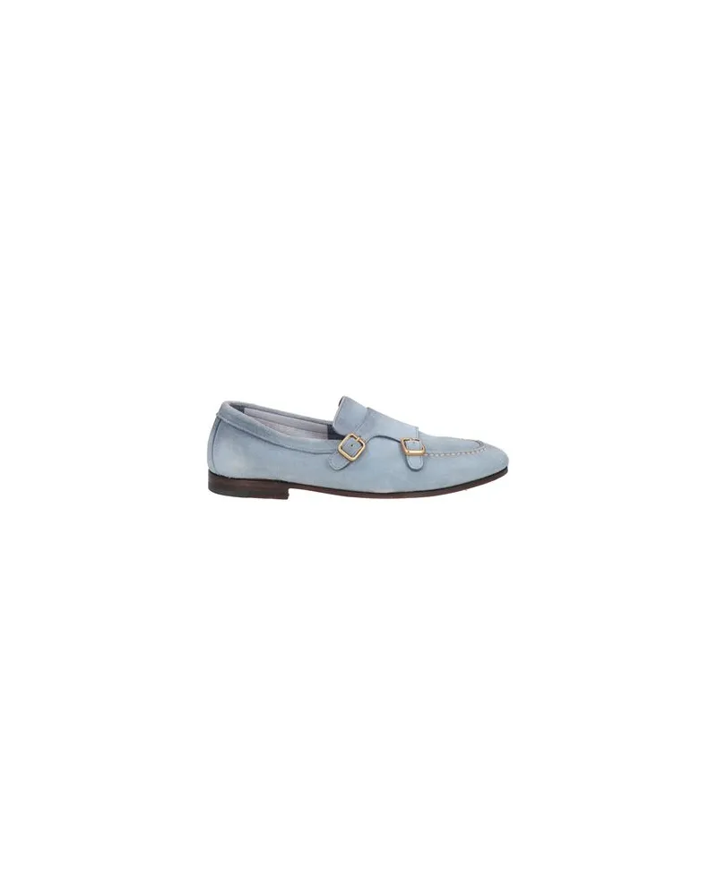 Santoni GOODYEAR - SCHUHE - Mokassinsauf YOOX.COM Hellblau