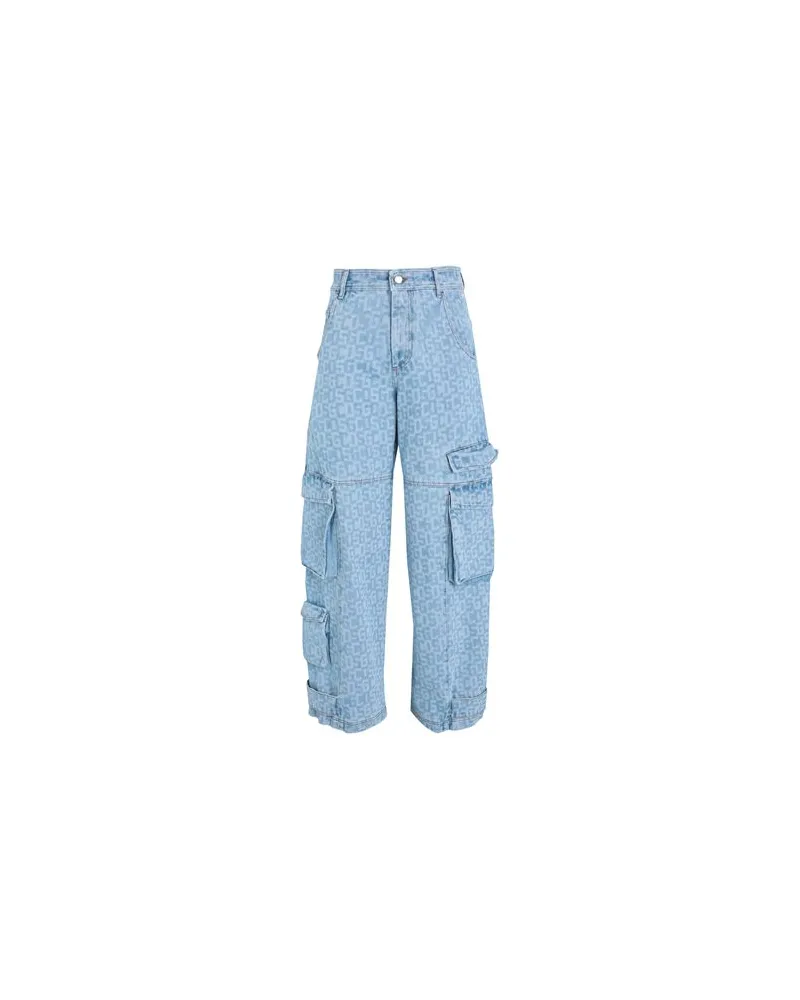 GCDS HOSEN & RÖCKE - Jeanshosenauf YOOX.COM Blau