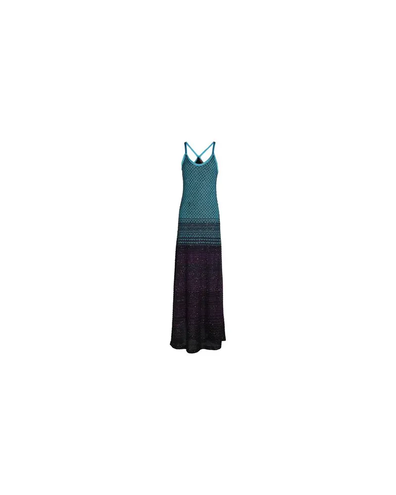 Missoni KLEIDER - Maxi-Kleiderauf YOOX.COM Azurblau
