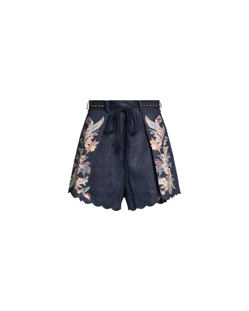 Zimmermann HOSEN & RÖCKE - Shorts & Bermudashortsauf YOOX.COM Blau