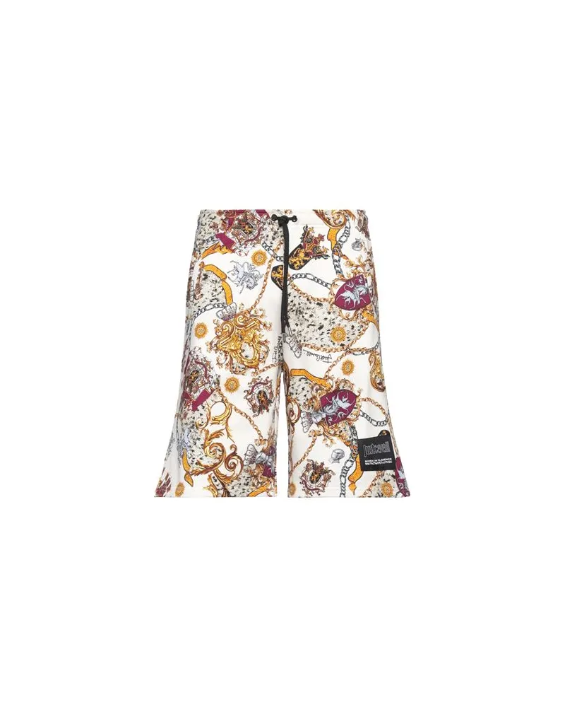 Just Cavalli HOSEN & RÖCKE - Shorts & Bermudashortsauf YOOX.COM Cremeweiß