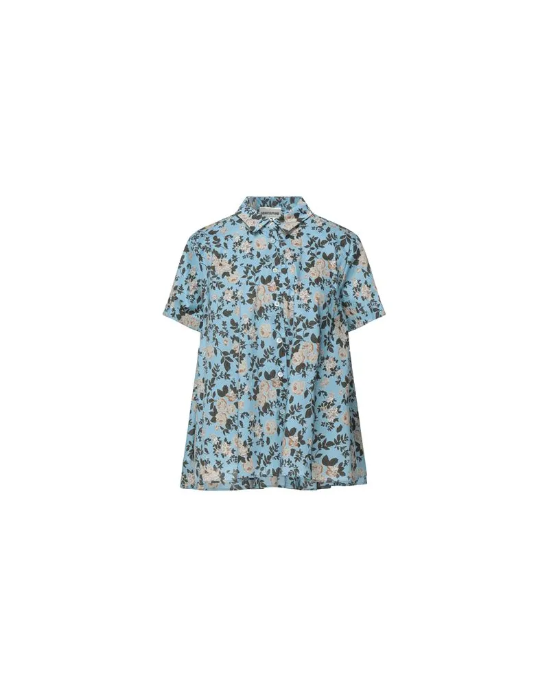 Semicouture TOPS - Hemdenauf YOOX.COM Blaugrau