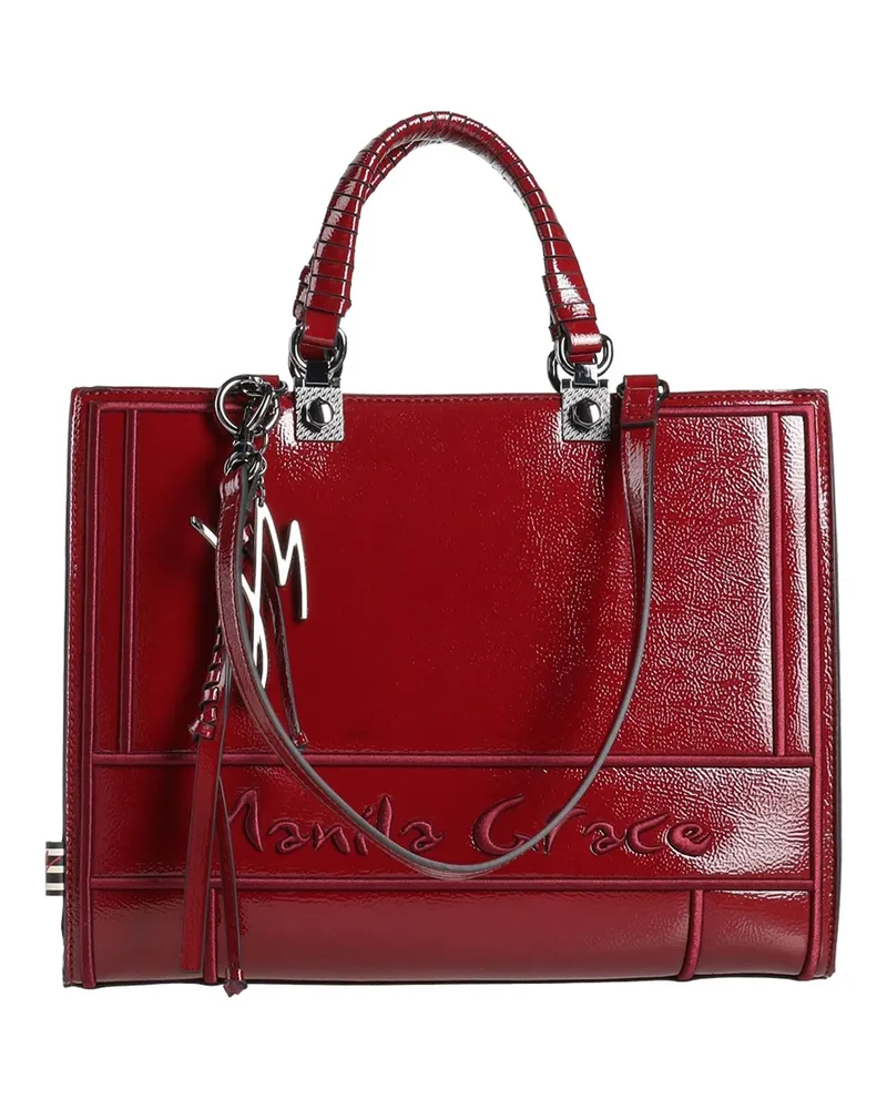 Manila Grace Handtaschen Bordeaux