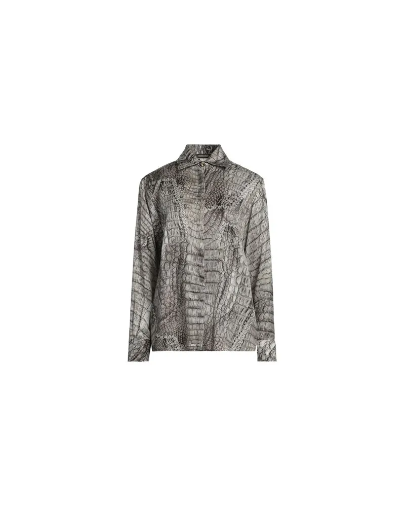 Roberto Cavalli TOPS - Hemdenauf YOOX.COM Grau