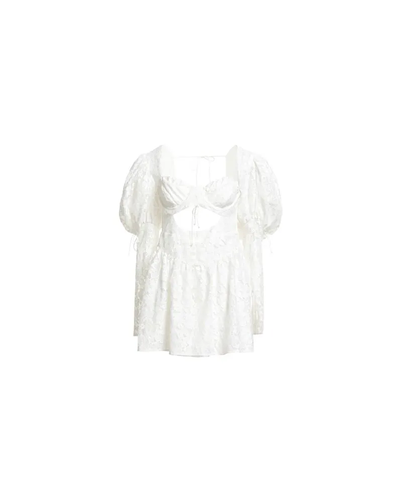 For Love and Lemons KLEIDER - Mini-Kleiderauf YOOX.COM Weiß