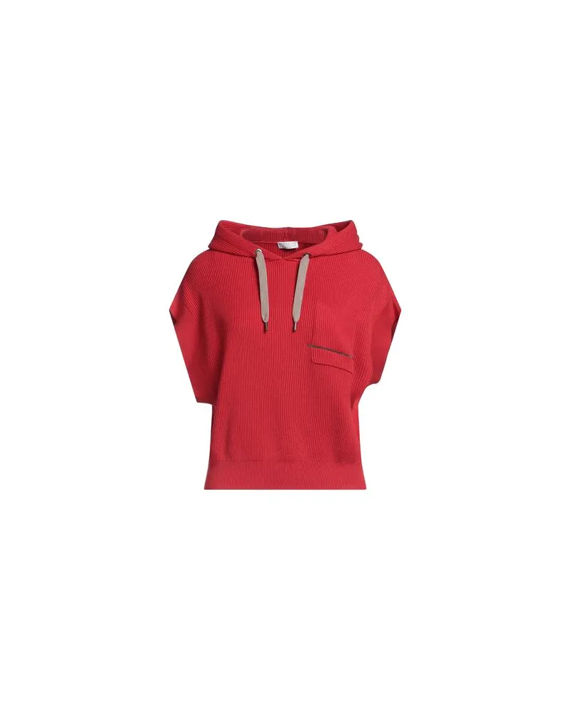 Brunello Cucinelli STRICKWAREN - Pulloverauf YOOX.COM Rot