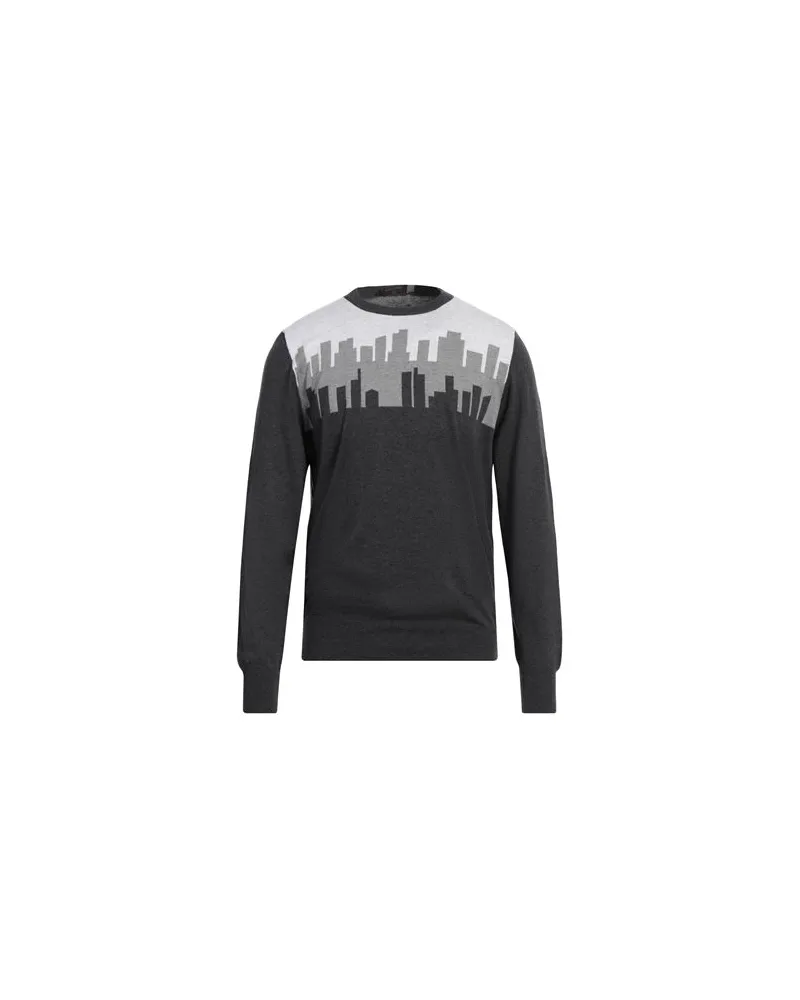 Canali BLACK EDITION - STRICKWAREN - Pulloverauf YOOX.COM Blei