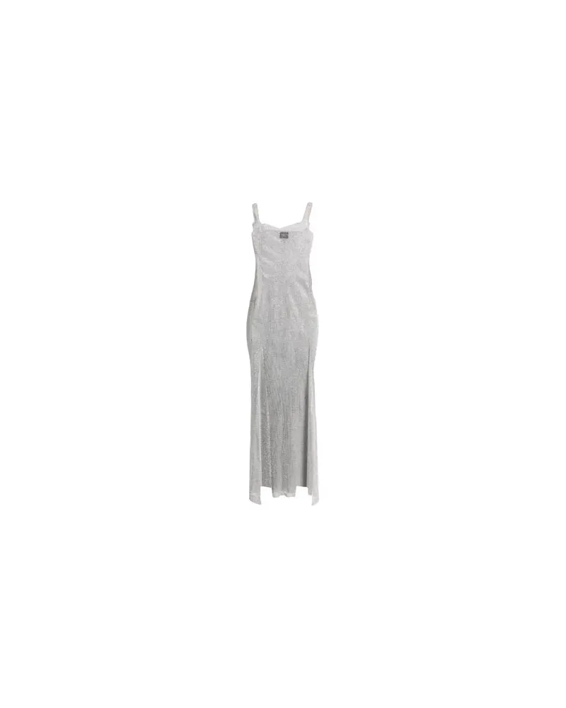 SANTA Brands KLEIDER - Maxi-Kleiderauf YOOX.COM Silber