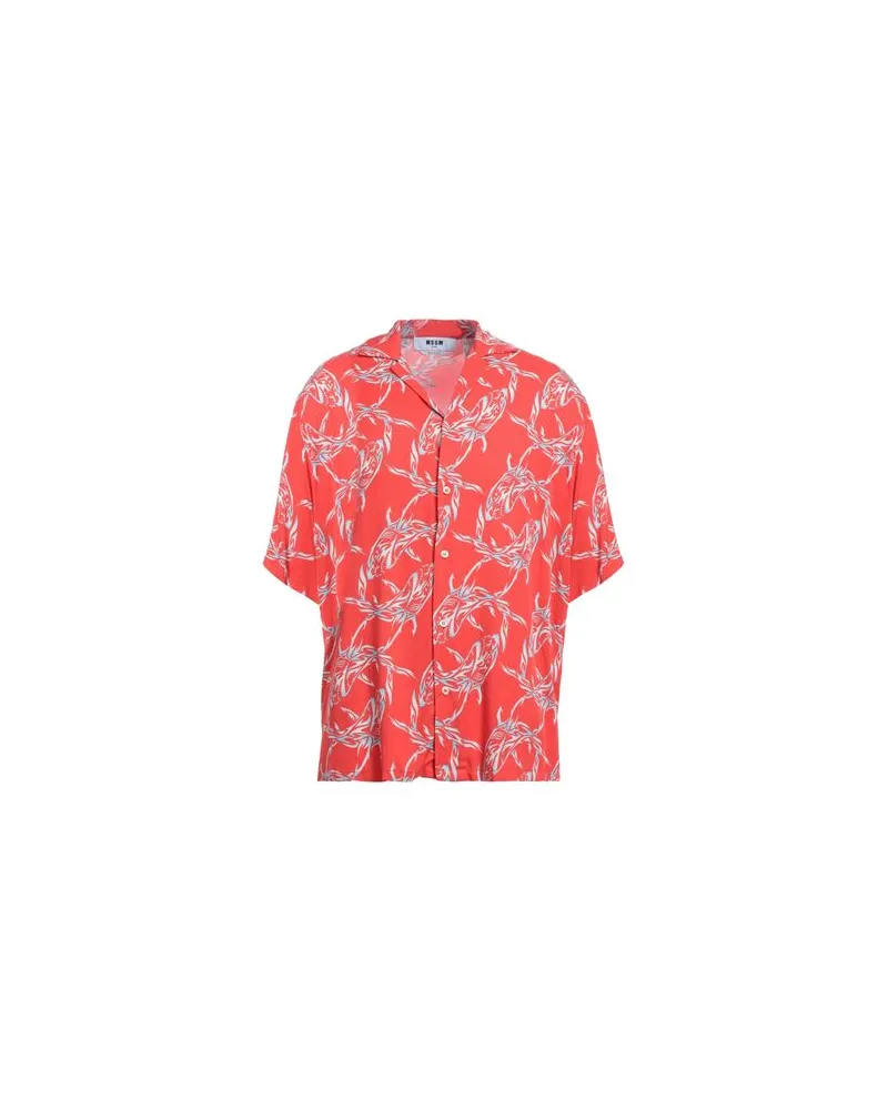 MSGM TOPS - Hemdenauf YOOX.COM Rot