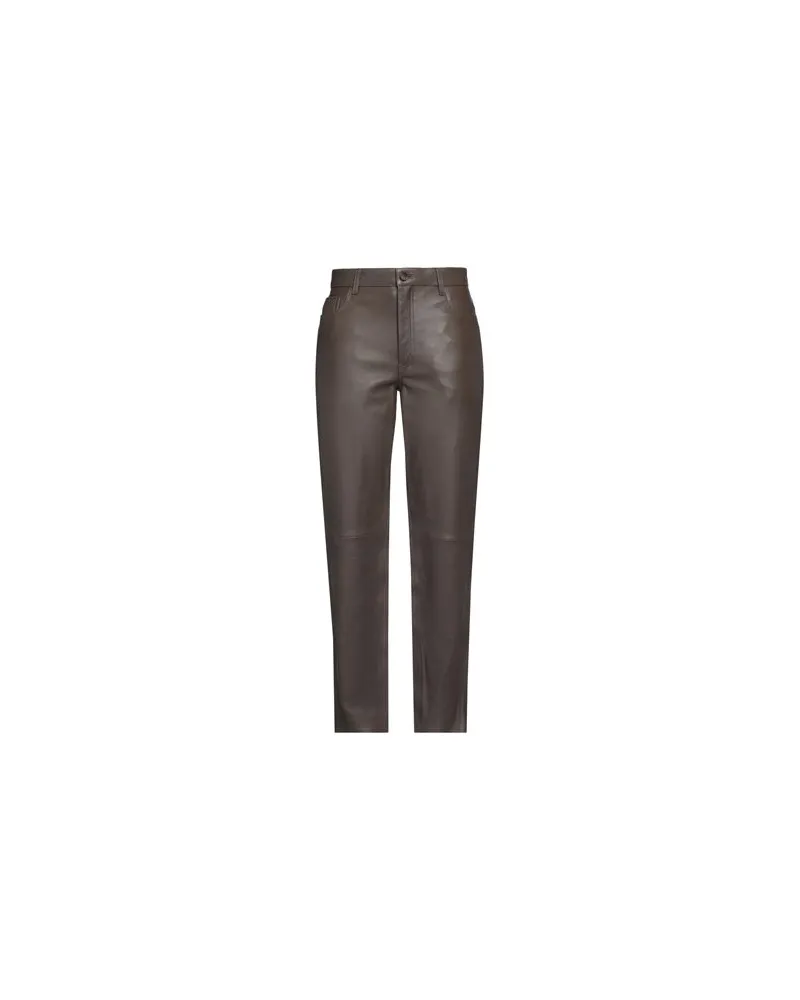Totême HOSEN & RÖCKE - Hosenauf YOOX.COM Schokobraun