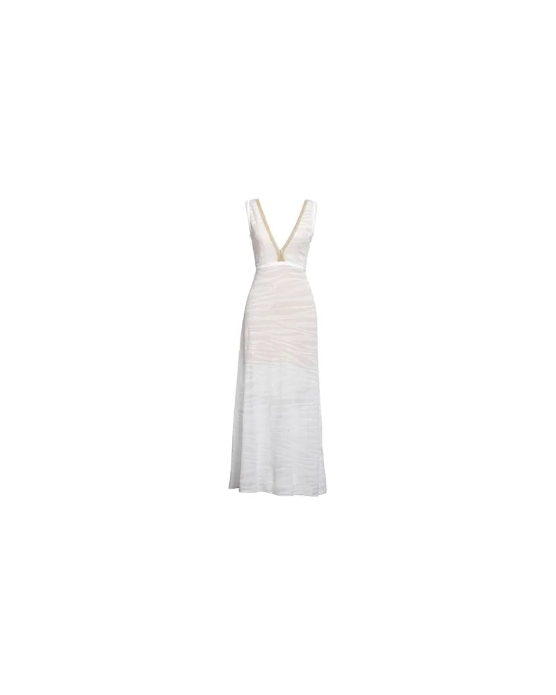 Just Cavalli KLEIDER - Maxi-Kleiderauf YOOX.COM Weiß
