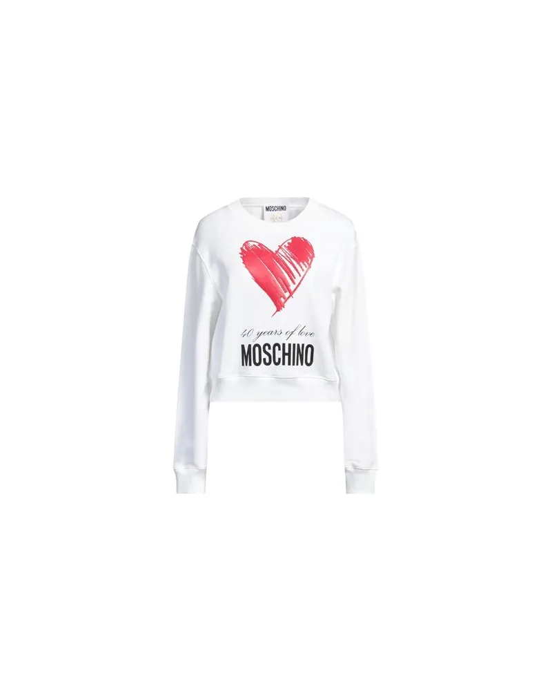 Moschino TOPS - Sweatshirtsauf YOOX.COM Weiß