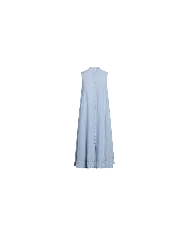 ROSSOPURO KLEIDER - Midi-Kleiderauf YOOX.COM Himmelblau