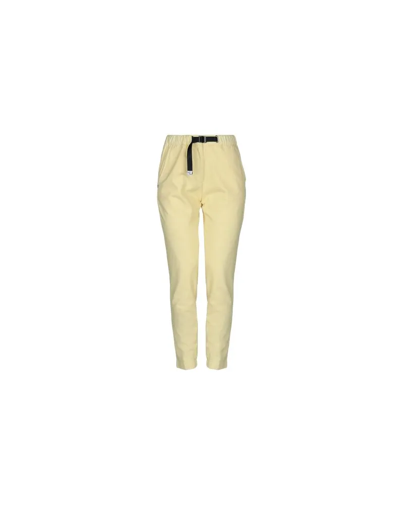 PLAN C HOSEN & RÖCKE - Hosenauf YOOX.COM Pastellgelb