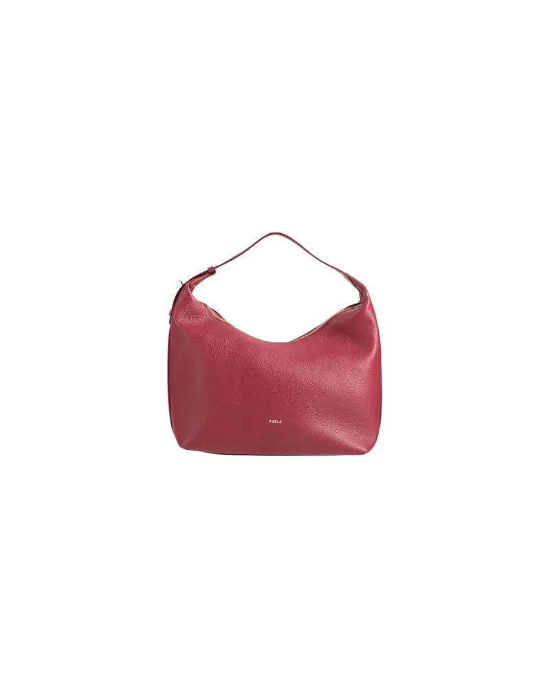 Furla NET M HOBO  - TASCHEN - Handtaschenauf YOOX.COM Ziegelrot