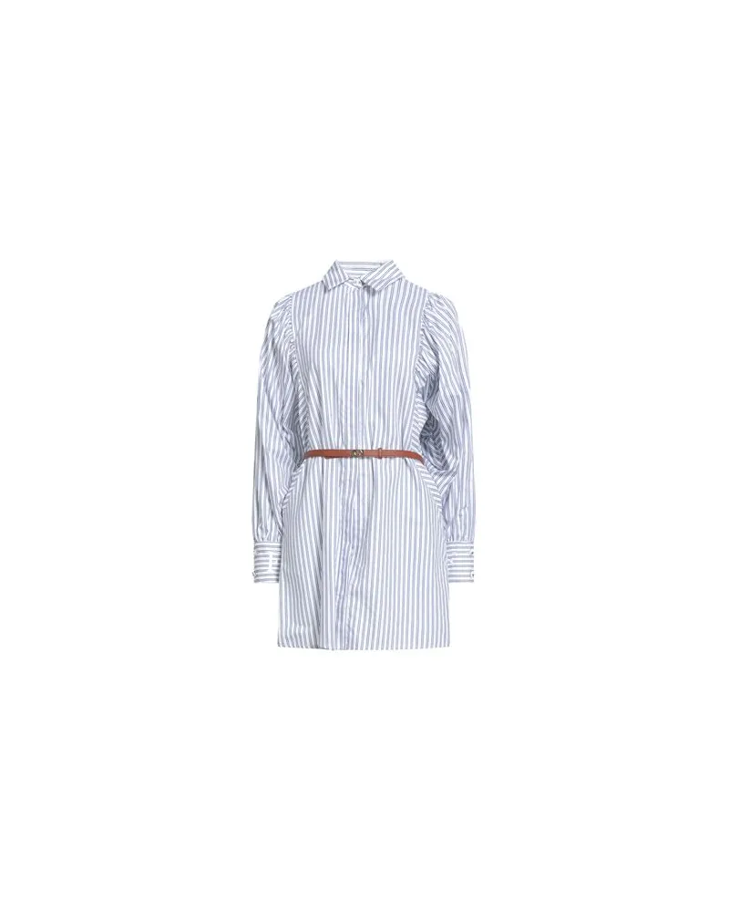 Elisabetta Franchi KLEIDER - Mini-Kleiderauf YOOX.COM Blau