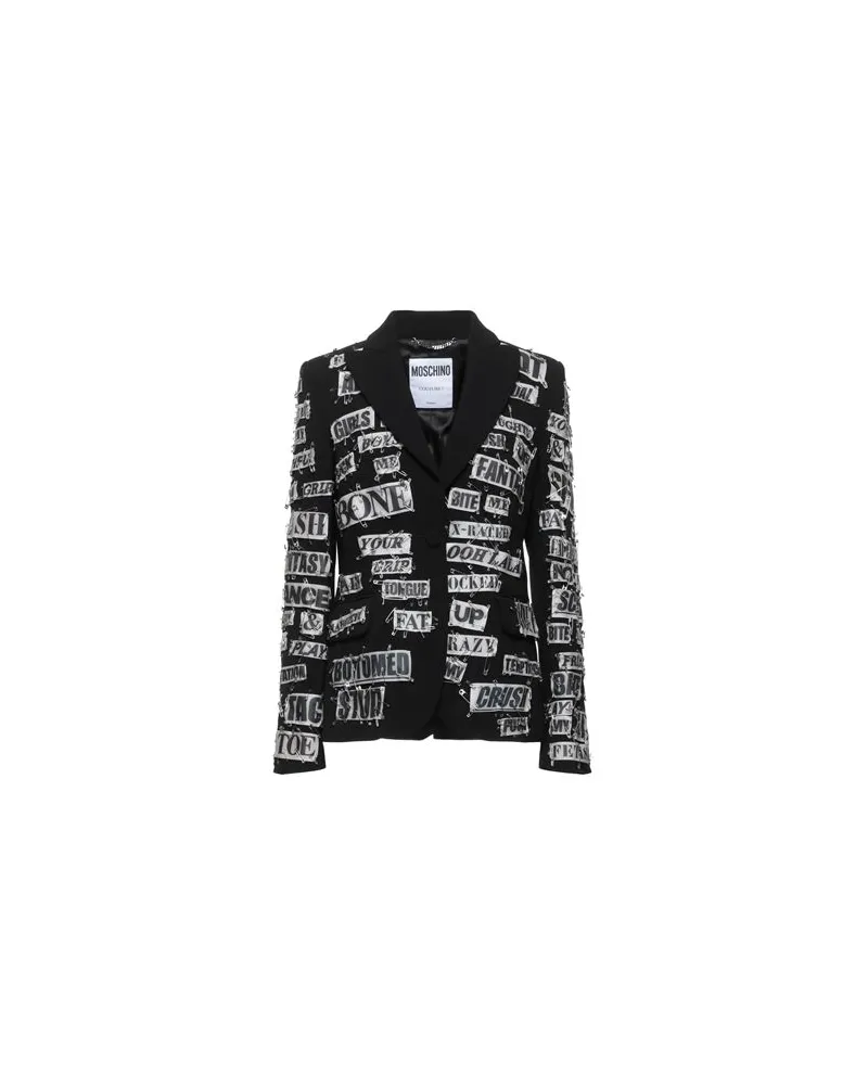 Moschino ANZÜGE und CO-ORDS - Blazersauf YOOX.COM Schwarz