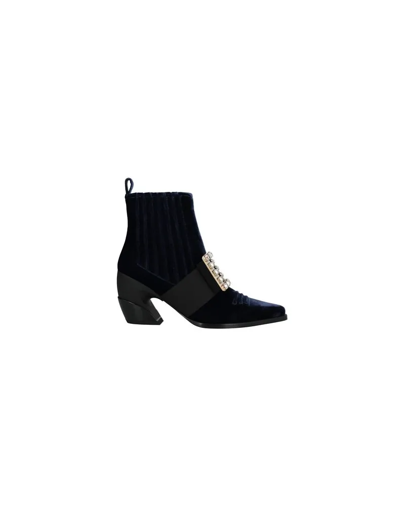 Roger Vivier SCHUHE - Stiefelettenauf YOOX.COM Blau
