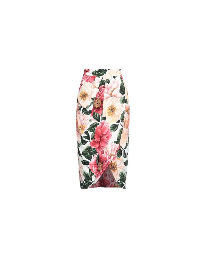 Dolce & Gabbana HOSEN & RÖCKE - Midi-Röckeauf YOOX.COM Weiß