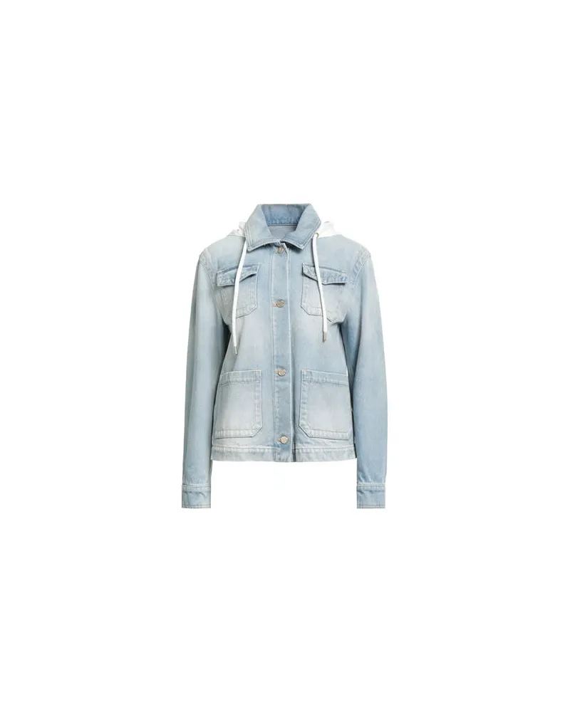 Moncler JACKEN & MÄNTEL - Jeansjacken/Mäntelauf YOOX.COM Blau