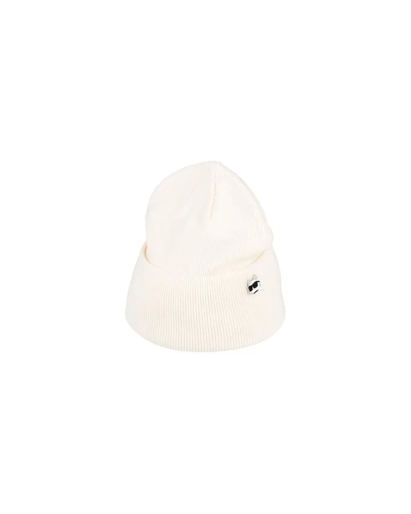 Karl Lagerfeld ACCESSOIRES - Mützen & Hüteauf YOOX.COM Elfenbein