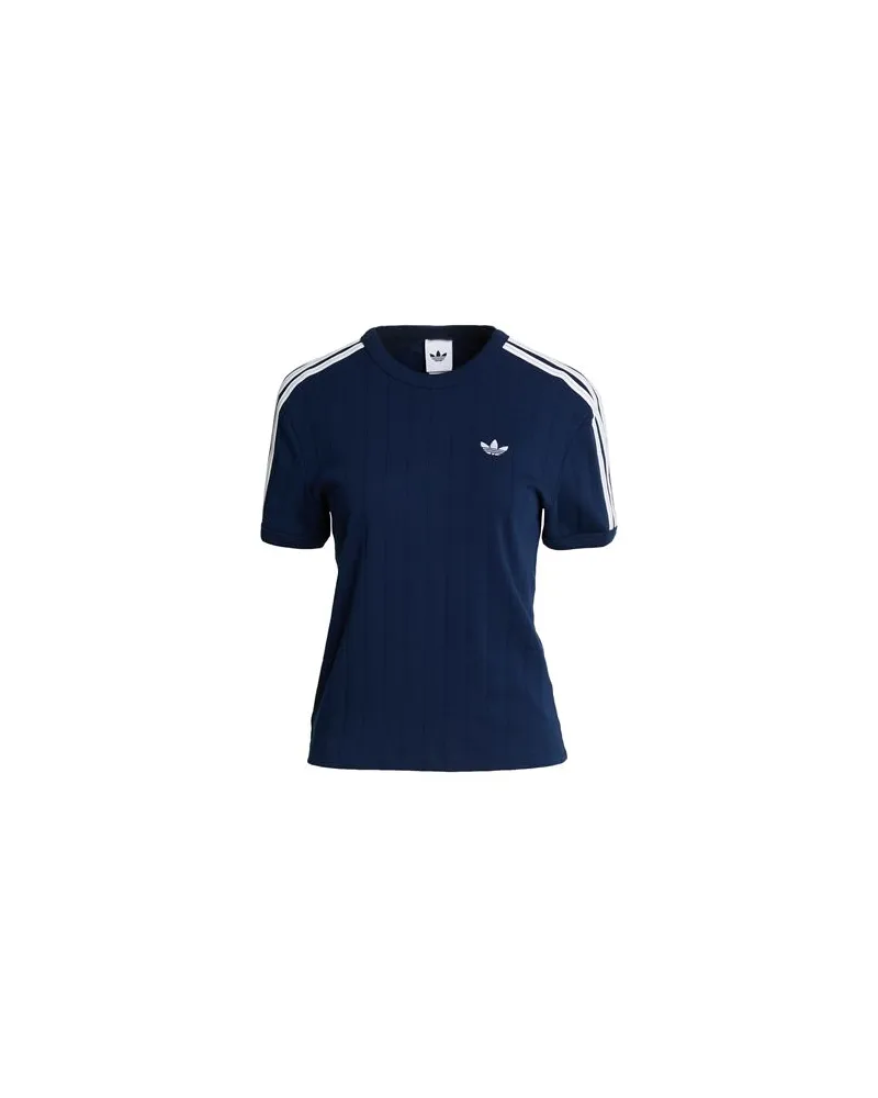 adidas CARDIGAN - TOPS - T-shirtsauf YOOX.COM Marineblau