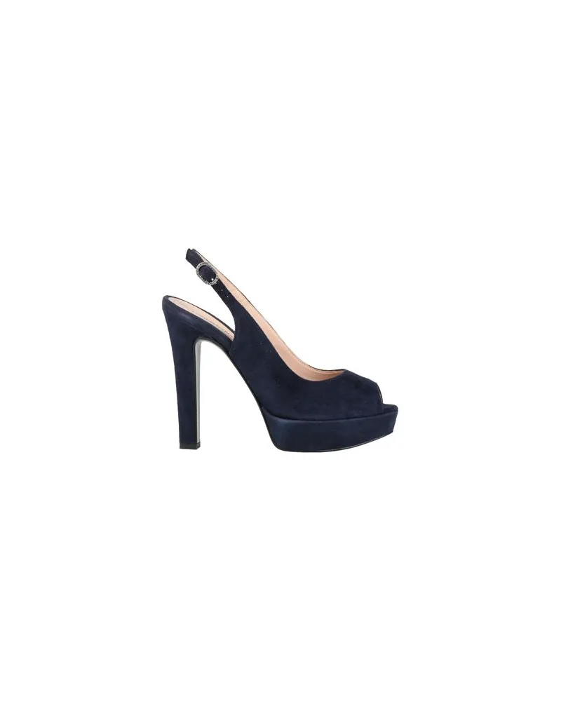 Lorenzo Mari SCHUHE - Sandalenauf YOOX.COM Marineblau