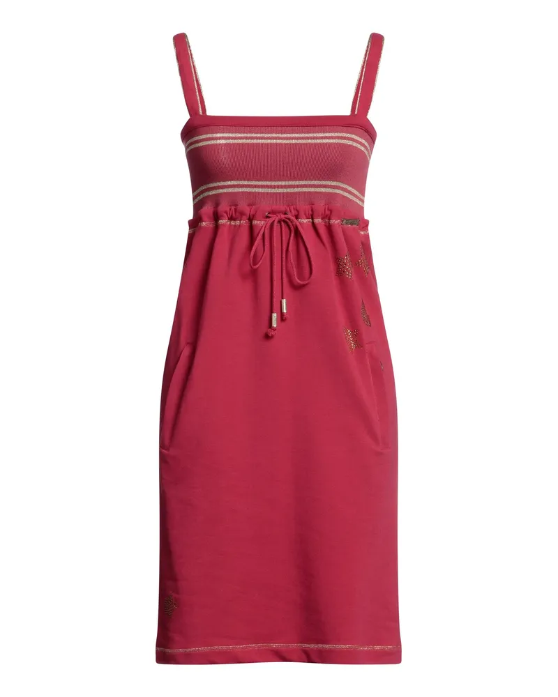 John Galliano Mini-Kleid Bordeaux