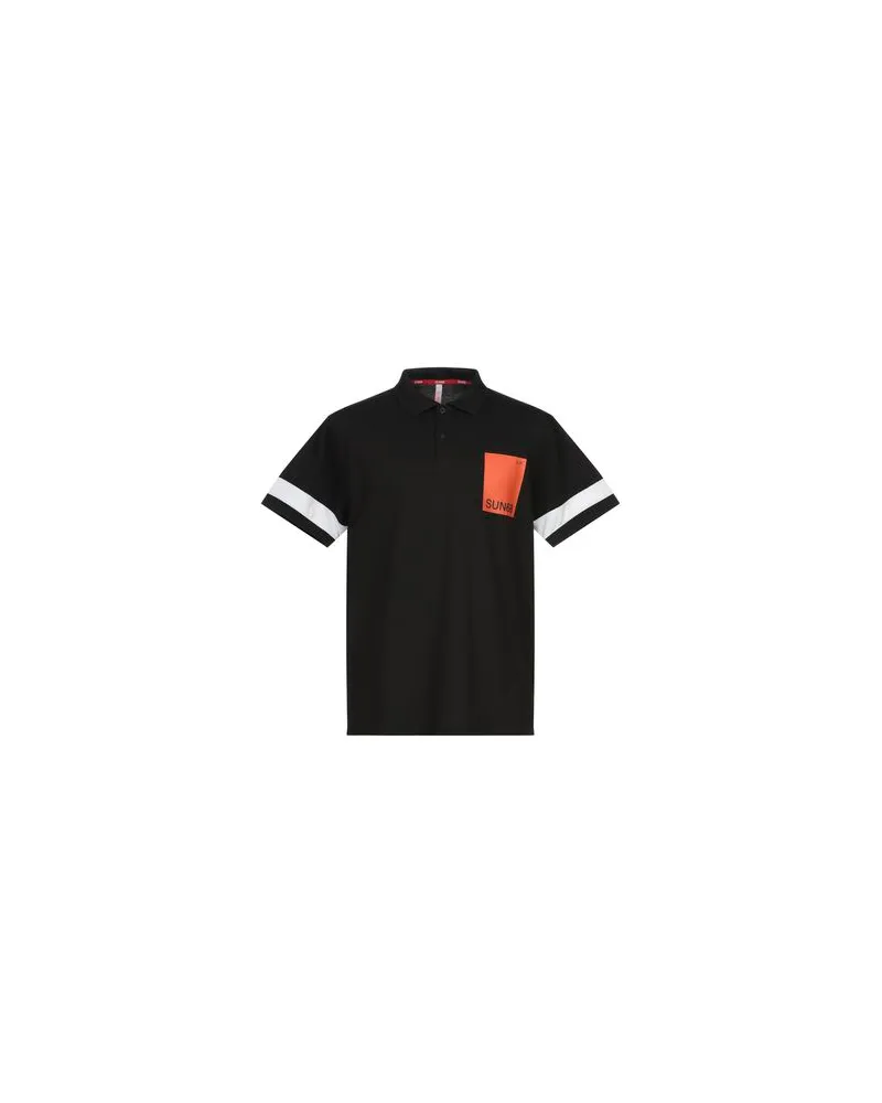 Sun68 TOPS - Poloshirtsauf YOOX.COM Schwarz