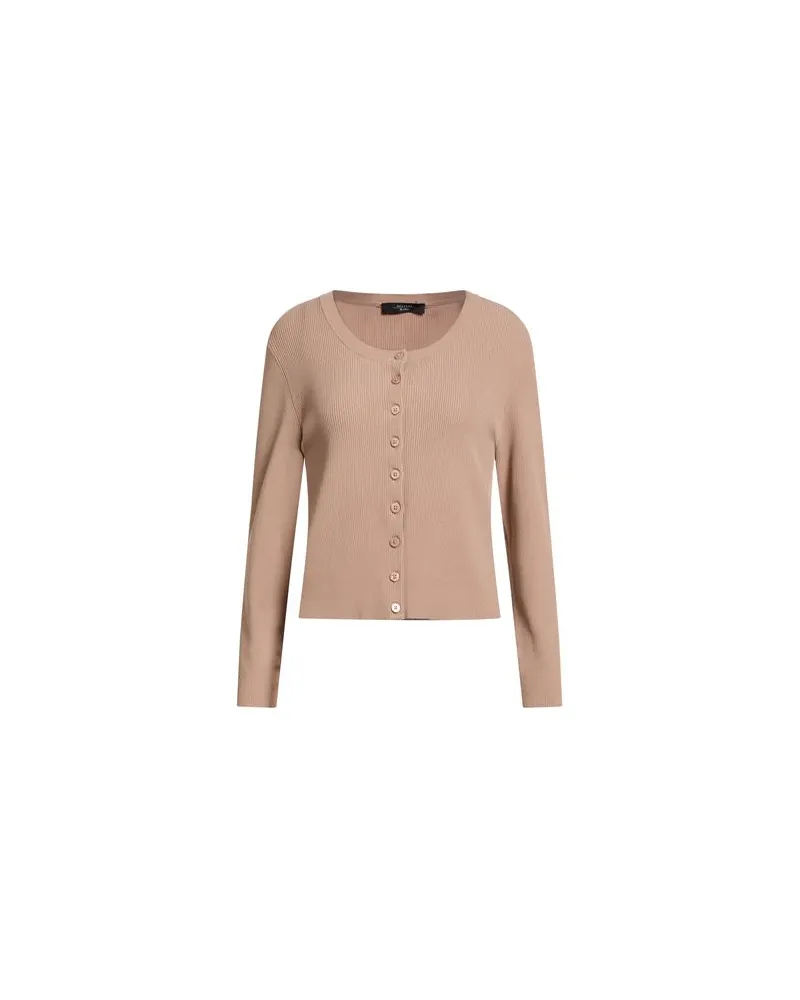 Max Mara STRICKWAREN - Strickjackenauf YOOX.COM Kamel