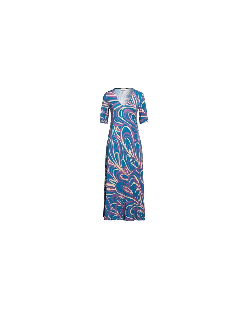SIYU KLEIDER - Midi-Kleiderauf YOOX.COM Azurblau