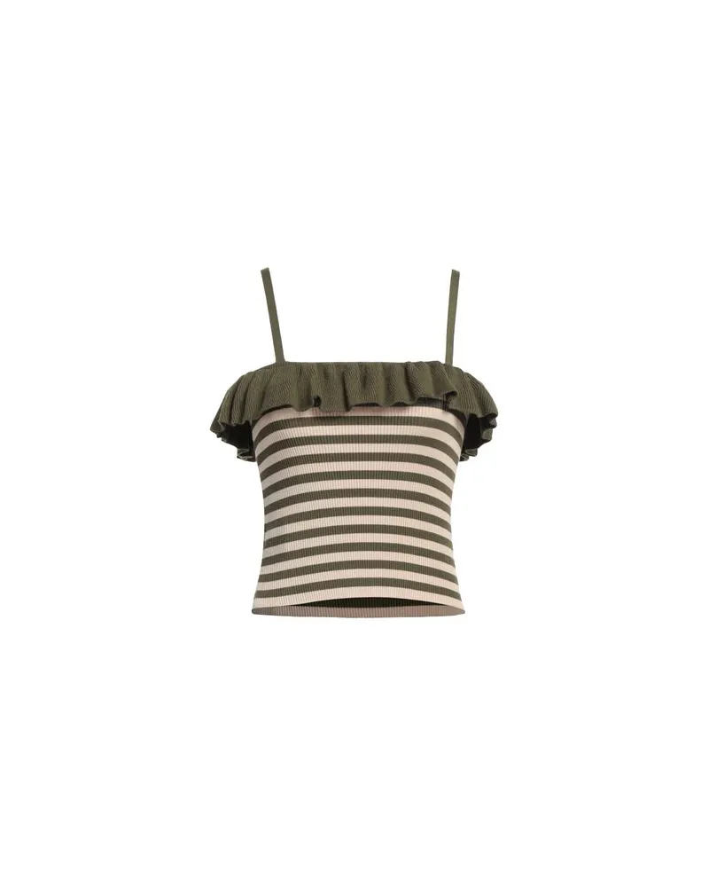 VICOLO TOPS - Topsauf YOOX.COM Militärgrün