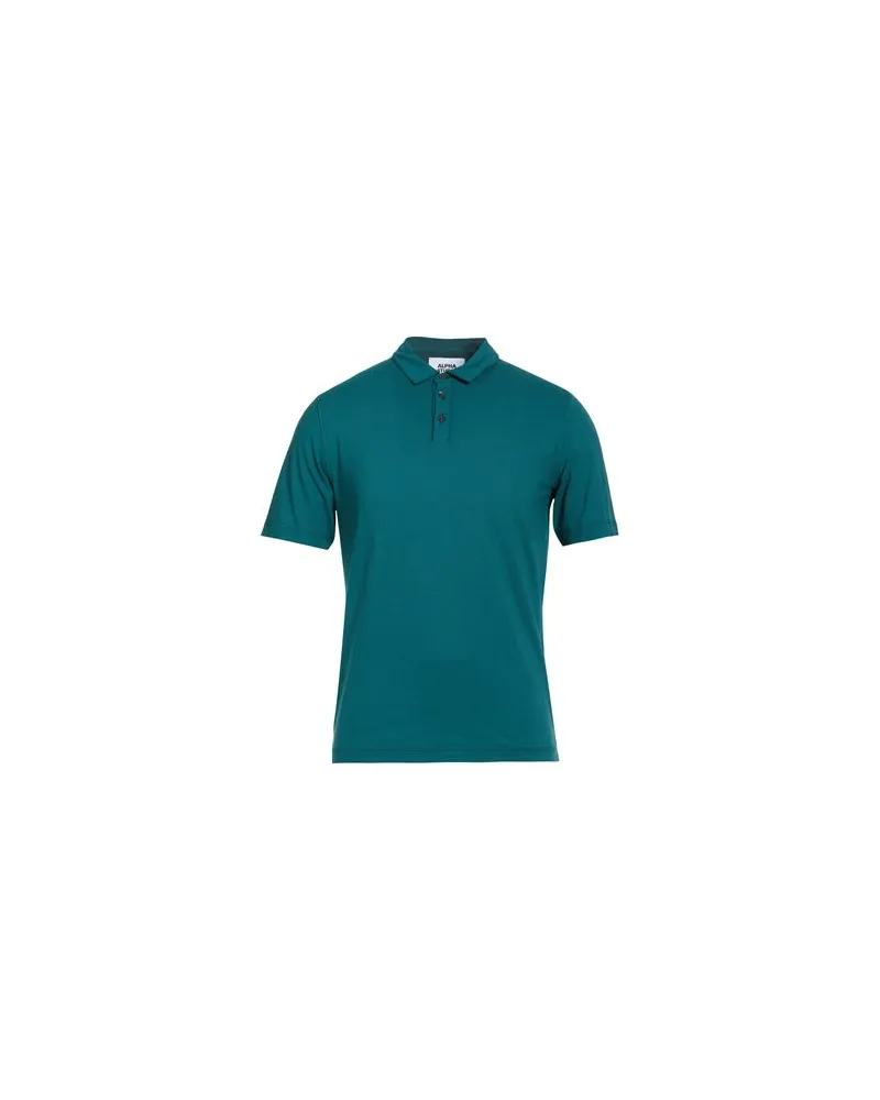 Alpha Studio TOPS - Poloshirtsauf YOOX.COM Aquamarin
