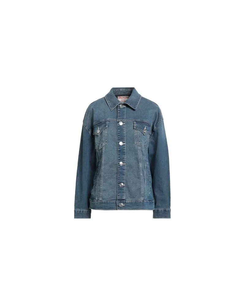 True Religion JACKEN & MÄNTEL - Jeansjacken/Mäntelauf YOOX.COM Blau