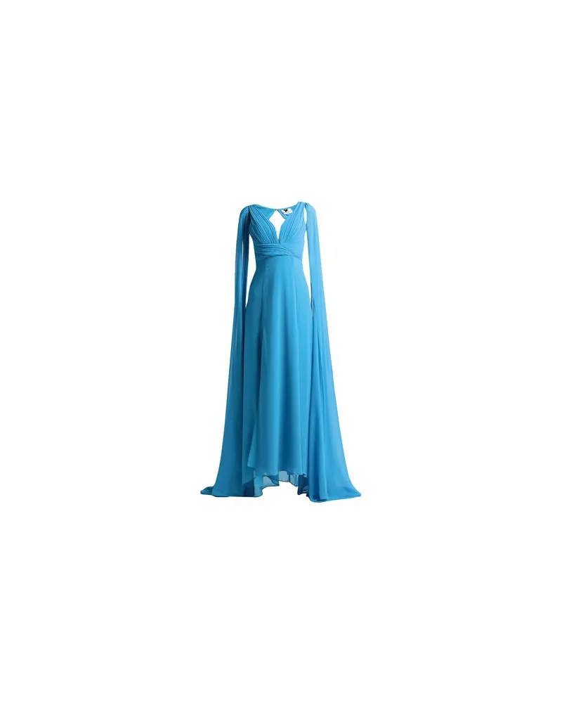 No Secrets KLEIDER - Maxi-Kleiderauf YOOX.COM Azurblau