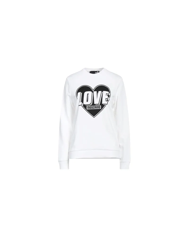 Moschino TOPS - Sweatshirtsauf YOOX.COM Weiß
