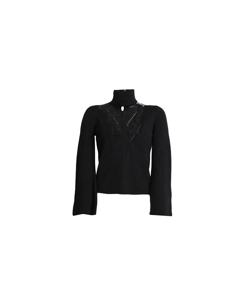 Blumarine STRICKWAREN - Rollkragenpulloverauf YOOX.COM Schwarz
