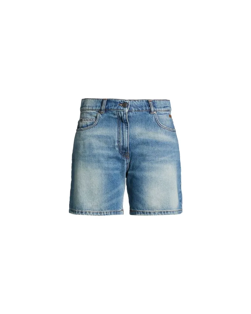 MSGM HOSEN & RÖCKE - Jeansshortsauf YOOX.COM Blau