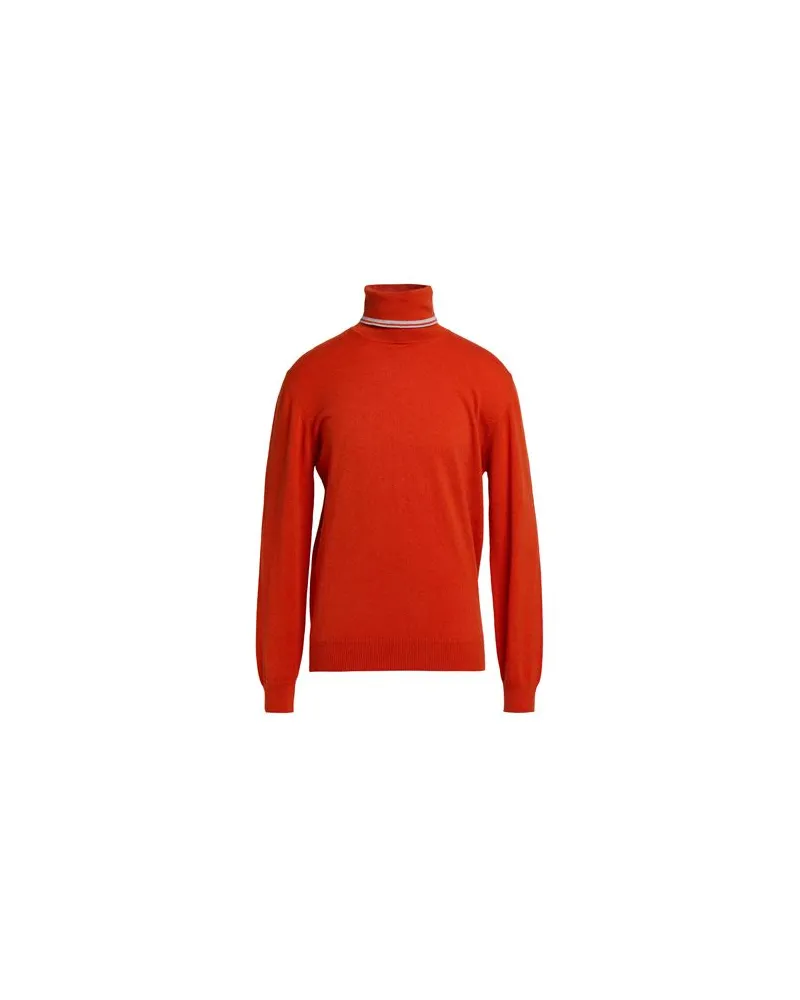 Alpha Studio STRICKWAREN - Rollkragenpulloverauf YOOX.COM Orange