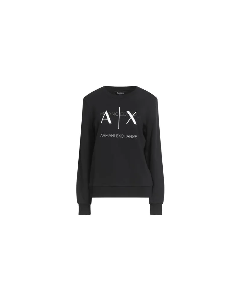 Armani Exchange TOPS - Sweatshirtsauf YOOX.COM Schwarz
