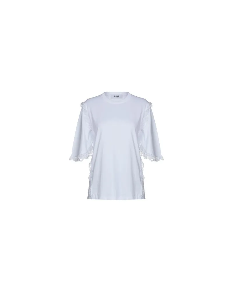 MSGM TOPS - T-shirtsauf YOOX.COM Weiß