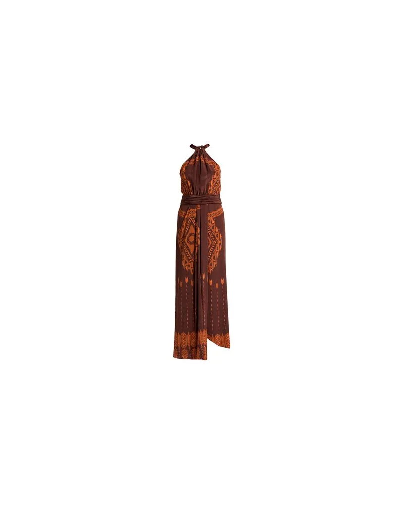 Johanna Ortiz KLEIDER - Maxi-Kleiderauf YOOX.COM Braun
