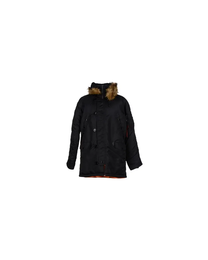 Alpha Industries JACKEN & MÄNTEL - Mäntelauf YOOX.COM Schwarz