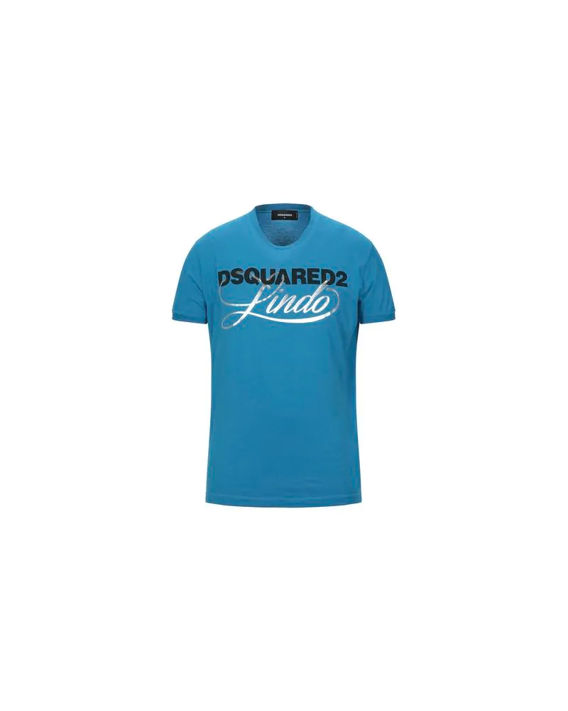 Dsquared2 TOPS - T-shirtsauf YOOX.COM Azurblau