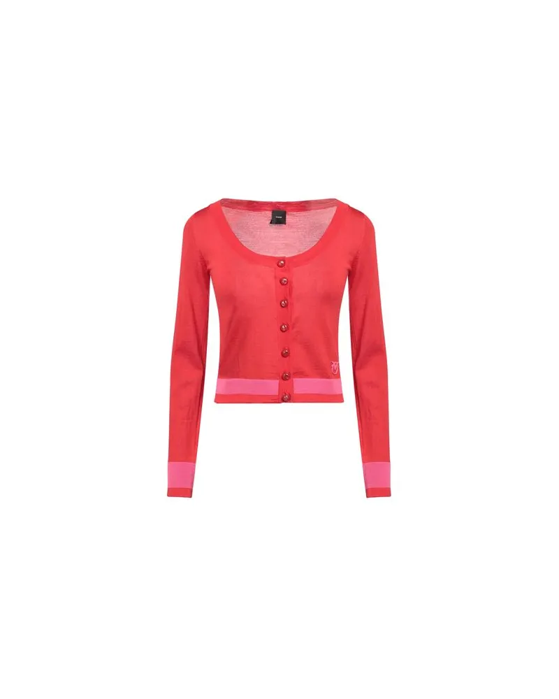 Pinko STRICKWAREN - Strickjackenauf YOOX.COM Rot
