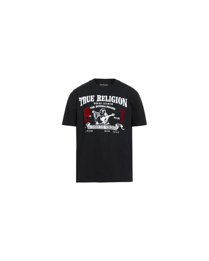 True Religion TOPS - T-shirtsauf YOOX.COM Schwarz