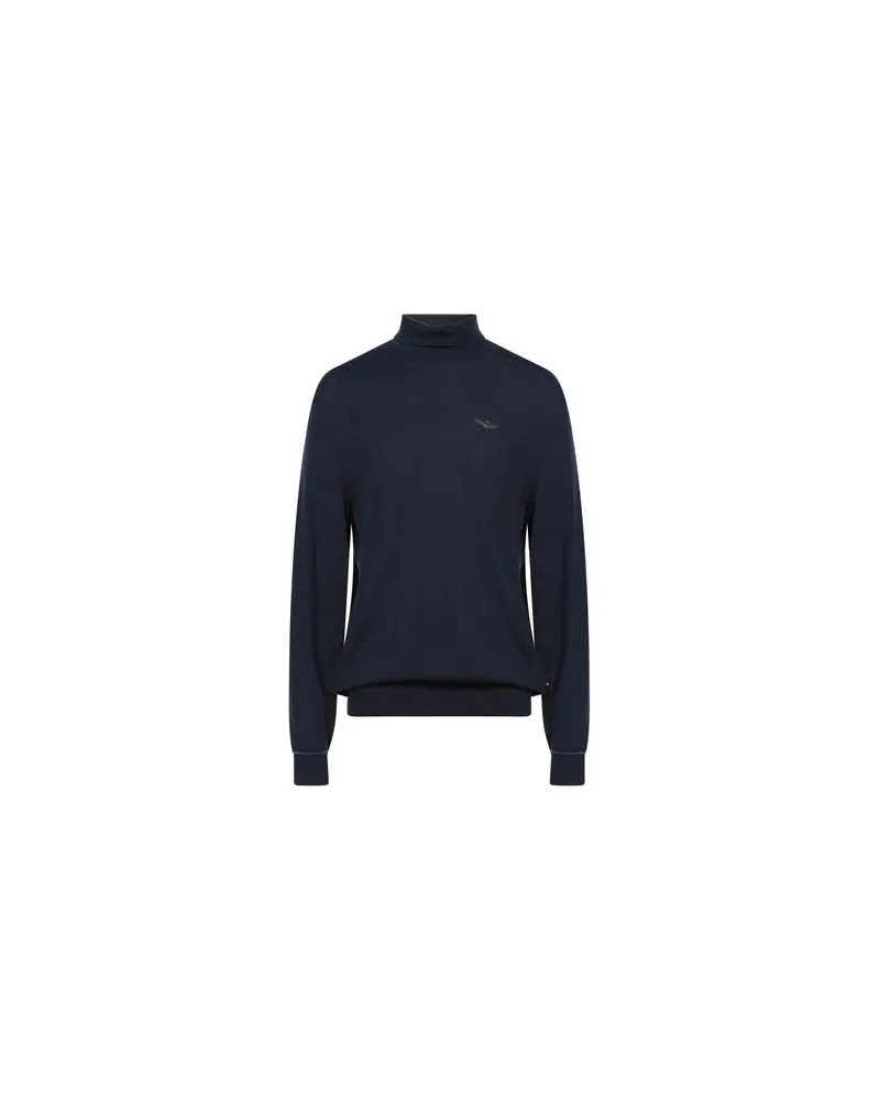 Aeronautica Militare STRICKWAREN - Rollkragenpulloverauf YOOX.COM Marineblau