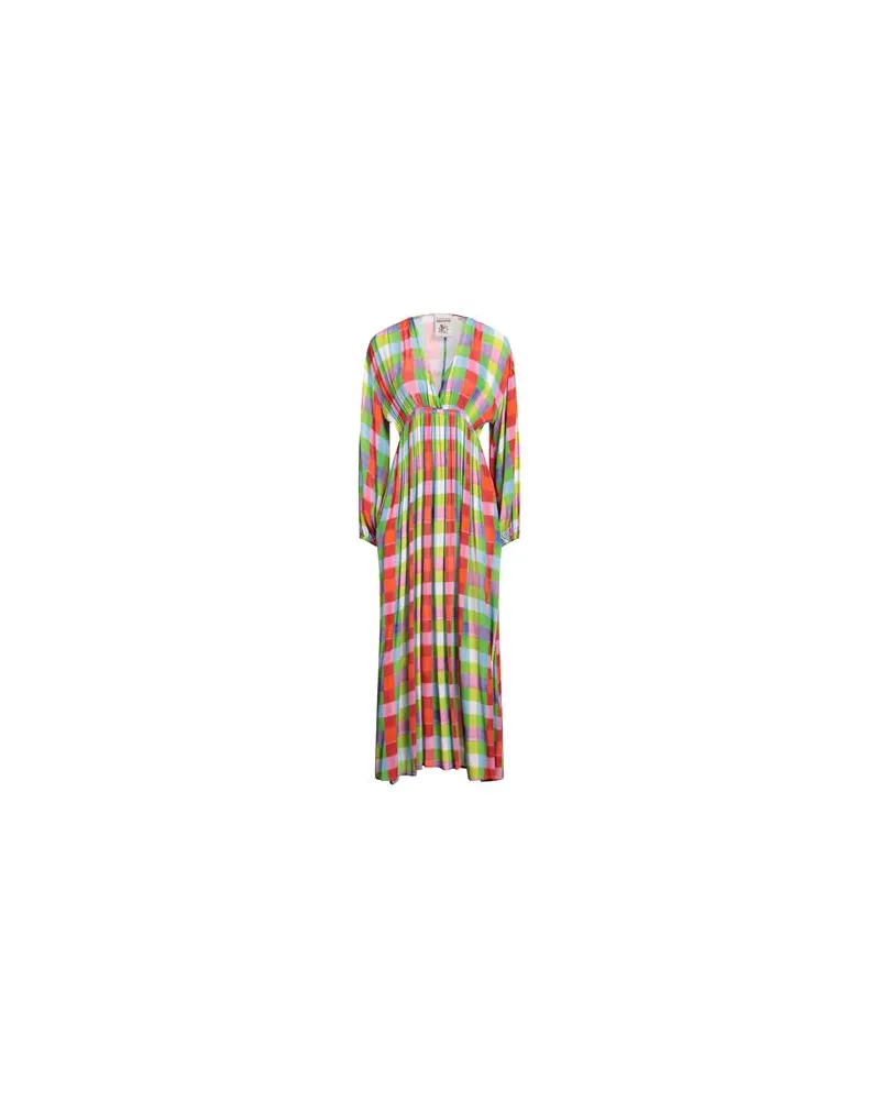 Semicouture KLEIDER - Maxi-Kleiderauf YOOX.COM Grün